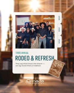 Hats off to round three! Our third-annual Rodeo & Refresh felt extra special this year—we're celebrating our ten year anniversary, and our Calgary team has tripled in size since last Stampede. It called for a big celebration, and we made the most of it—Western wear, warm company, and all the Stampede spirit you could ask for.
📍Looking for commercial opportunities in YYC? Calgary's momentum keeps building, and so are we. From downtown towers to warehouse space to high-street retail gems, our growing team is here to help you lasso the right space for your business. Reach out to one of our team members—we're ready to ride alongside you toward your real estate goals!