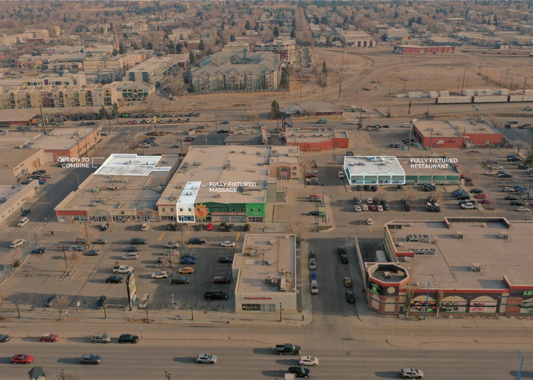 Strathcona Town Centre Ariel map view